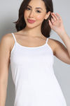 Zivame Knit Cotton Camisole - Lucent White — thumbnail 6